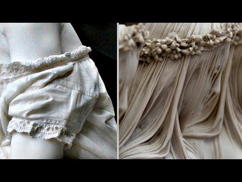 Одежда из мрамора как настоящая! Как древние это делали?