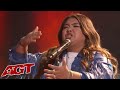 19 Year Old Texas Singer Kristen Cruz BRINGS THE HOUSE DOWN On Americas Got Talent LIVE