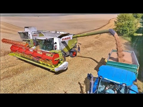 Harvest Ernte South Moravia CZ  - Sedlec u Mikulova  Agroservis Sedlaček  Celldweller -  music