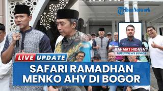 Momen Menko AHY Safari Ramadhan ke Bogor, Sempat Bagi bagi Paket Sembako hingga Joging Bersama
