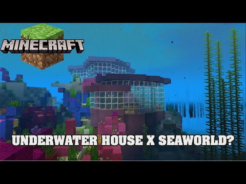 UNBELIEVABLE! Build Underwater House & Sea World - MineIndo