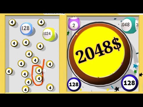 Melty Bubble healing puzzle vs surround and merge - 2048 ball Gameplay walkthrough New Levels #6
