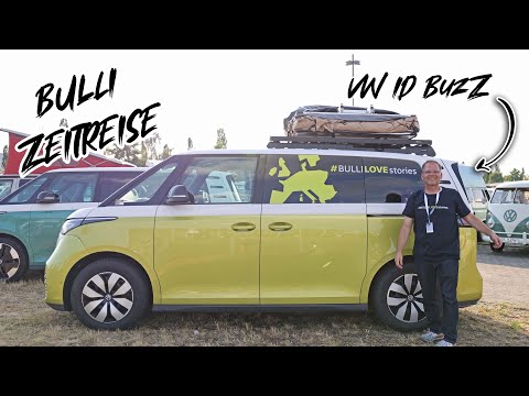 Bulli Zeitreise! 🚐 Mit dem ID Buzz elektrisch über 55.000km durch 33 Länder 😍 #bullilovestories