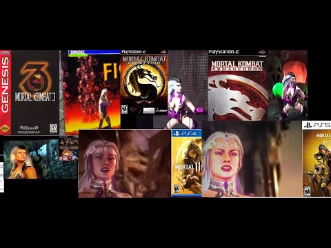 Mortal Kombat : Sindel. From MK 3 to MK 11. The Evolution