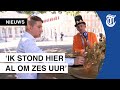 Oranjefan Vlemmix helemaal alleen op Prinsjesdag