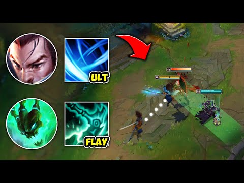 This bot lane synergy is 100% too much FUN! (one flay = one Yasuo ult)