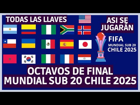 This is how the Round of 16 of the U-20 World Cup in Chile 2025 will be played: Argentina vs. Nig...