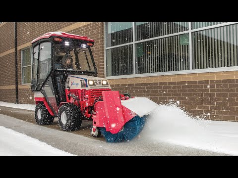 A Perfect Fit – Narrow Sidewalk Broom Simple Start – Ventrac