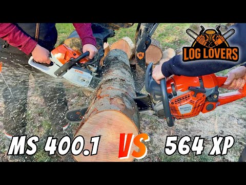 Husqvarna 564 XP vs STIHL MS 400.1 LOG LOVERS #1