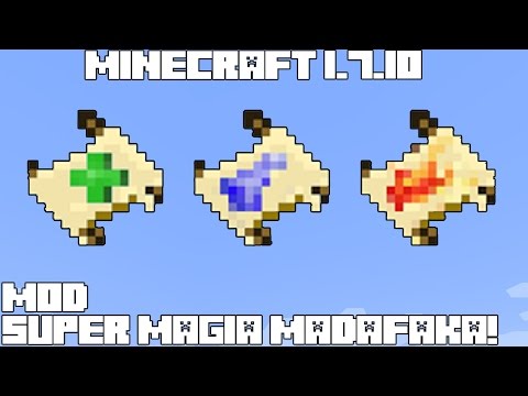 Minecraft 1.7.10 MOD SUPER MAGIA MADAFAKA! Spellbound Mod Review Español!