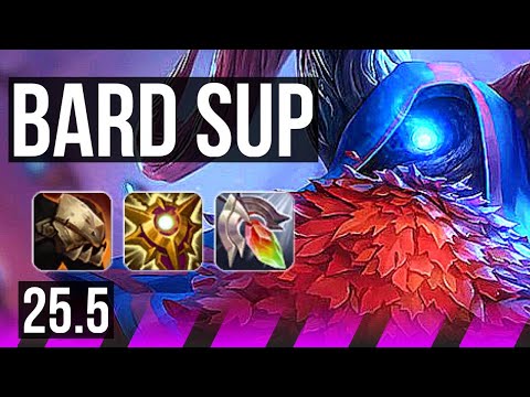 BARD & Tristana vs YUUMI & Zeri (SUP) | 6/2/20 | EUW Grandmaster | 25.5