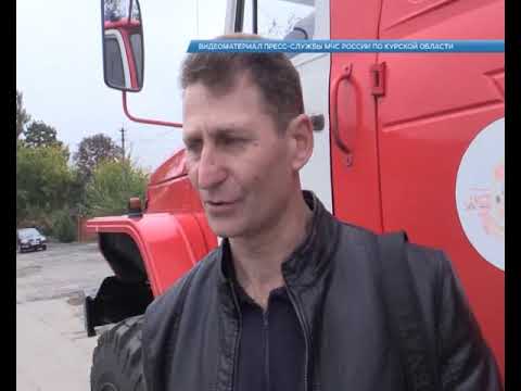 В Медвенском районе Курской области сгорел жилой дом