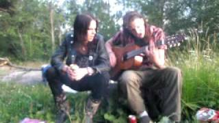 Grillkväll i skogen