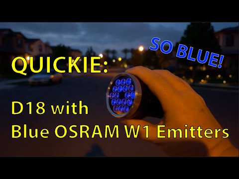 QUICKIE: D18 W1 BLUE
