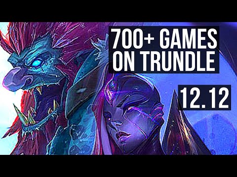 TRUNDLE vs BEL'VETH (JNG) | 0/0/5, 700+ games | KR Master | 12.12