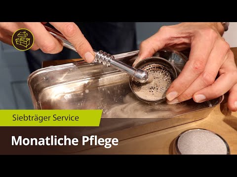 Siebträger- Espressomaschine reinigen - "Die monatliche Pflege"