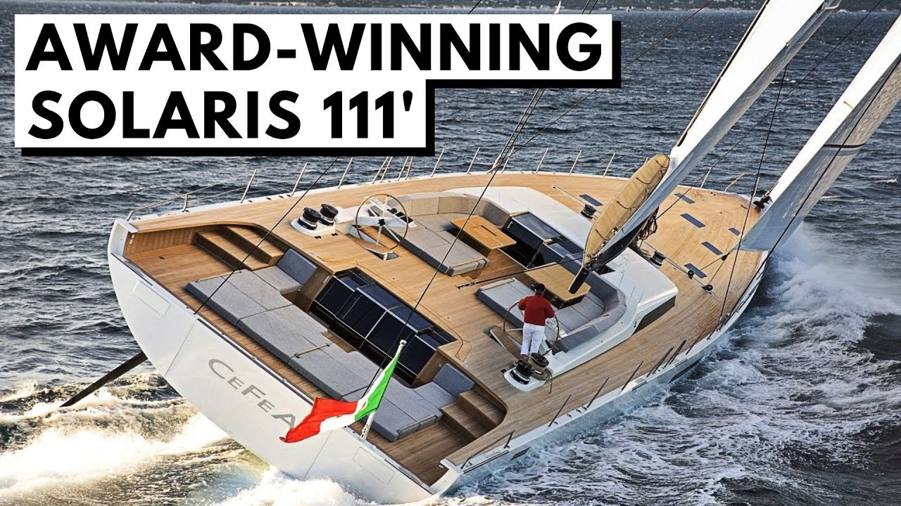 SOLARIS 111' "CeFeA" SuperYacht Tour All Carbon Fibre