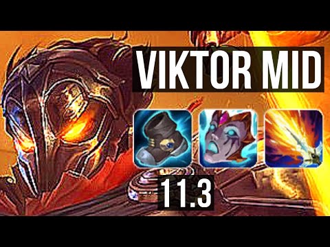 VIKTOR vs AHRI (MID) | Rank 4 Viktor, 4/2/11 | BR Challenger | v11.3