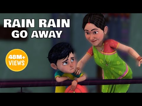 Rain Rain Go Away Nursery Rhyme | 3D Nursery Kids Songs | Taarak Mehta Ka Ooltah Chashmah Kids Songs