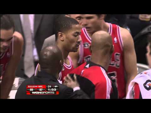 Derrick Rose takes over in 4th quarter vs MIL - HD