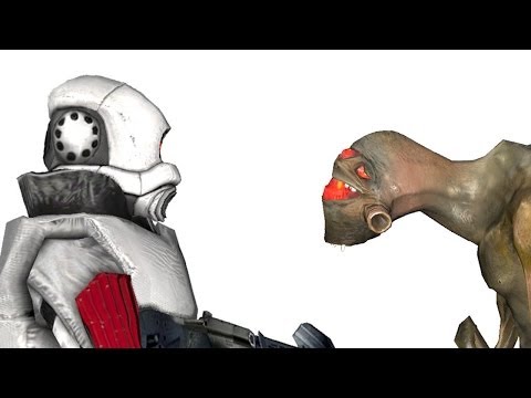 Combine Elite Soldiers vs Vortigaunts