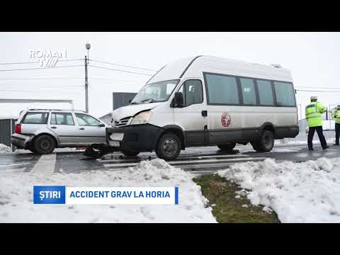 Accident grav la Horia