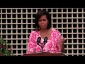 First Lady Michelle Obama In The Garden On Health And Nutrition