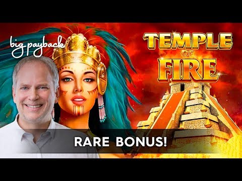 RARE BONUS - Temple of Fire Slot - NICE SESSION!