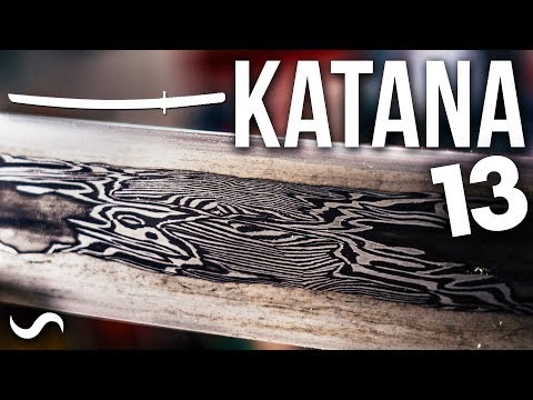 MAKING A KATANA!!! 1 MILLION LAYERS!!! PART 13 - THE PATTERN
