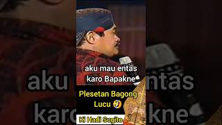Download lagu Plesetan Bagong Lucu - Ki Hadi Sugito 1995 mp3