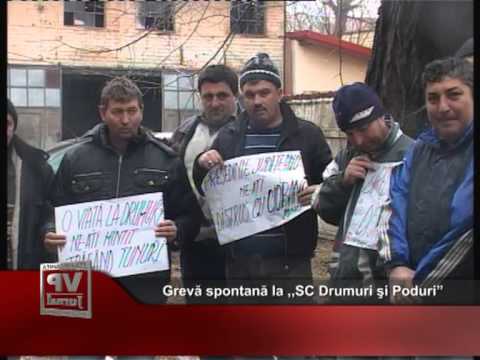 Grevă spontană la ,,SC Drumuri şi Poduri”