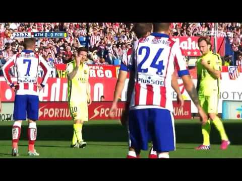 Lionel messi vs  Atlético de madrid 720p 14-15