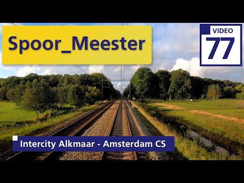 (4K) Cabview NS Trein VIRM | Rij mee met de INTERCITY van Alkmaar naar Amsterdam Centraal (77)