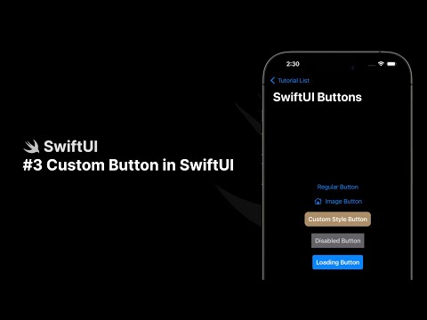 Custom Button In SwiftUI | SwiftUI Course Tutorial #3