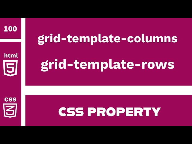 Thumbnail of Grid-template-rows and grid-template-columns lesson