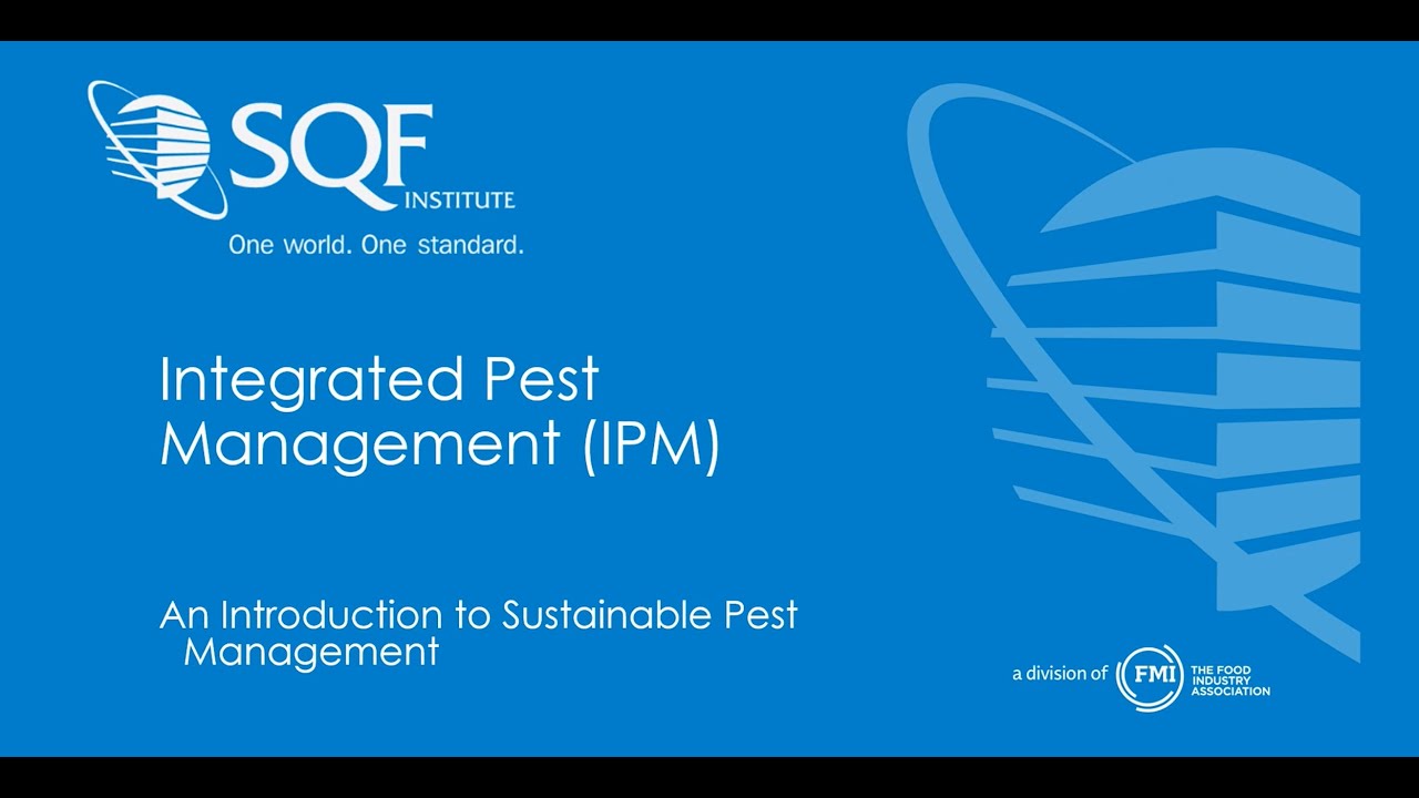 Integrated Pest Management: An Introduction to Sustainable Pest Management and Sustainability Audits