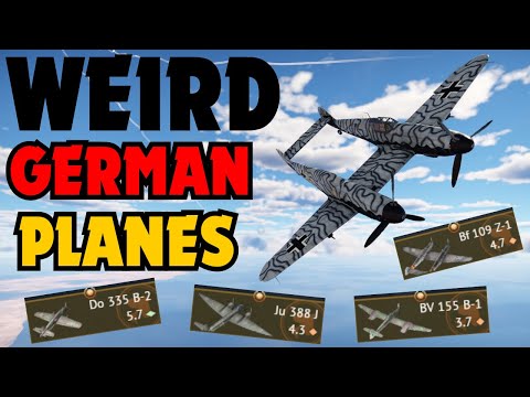 Weird German Planes In War Thunder!