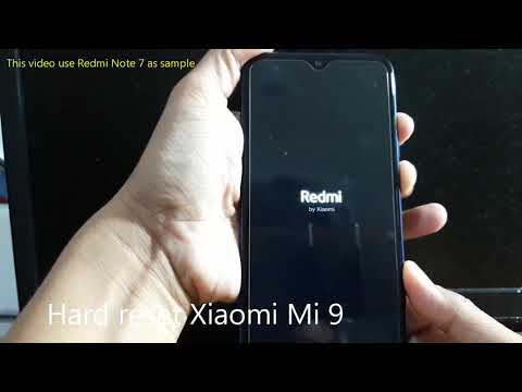 Hard reset Xiaomi Mi 9