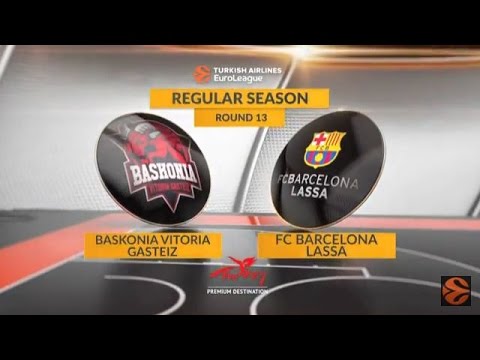 EuroLeague Highlights RS Round 13: Baskonia Vitoria Gasteiz 65-62 FC Barcelona Lassa