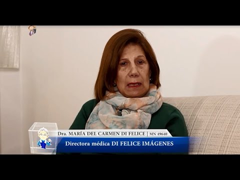 La Dra. María del Carmen Di Felice en el programa de TV