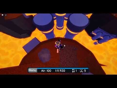 Roblox Flood Escape 2: Magma-tic Valley (Community Map) (Complete Gameplay)