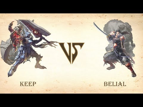 Keep (Nightmare) VS Belial (Mitsurugi) - Network Test Beta