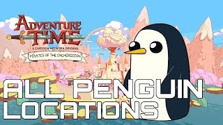 Adventure Time Pirates Of The Enchiridion ALL 10 PENGUIN (GUNTER) LOCATIONS