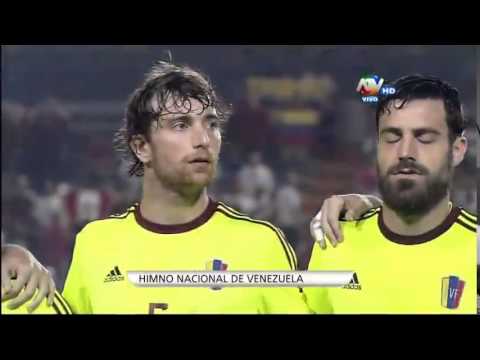 Himno Nacional de Venezuela │ Partido amistoso │ Perú 0-1 Venezuela