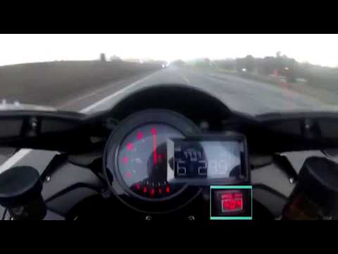 Kawasaki Ninja H2 a 400 km/h