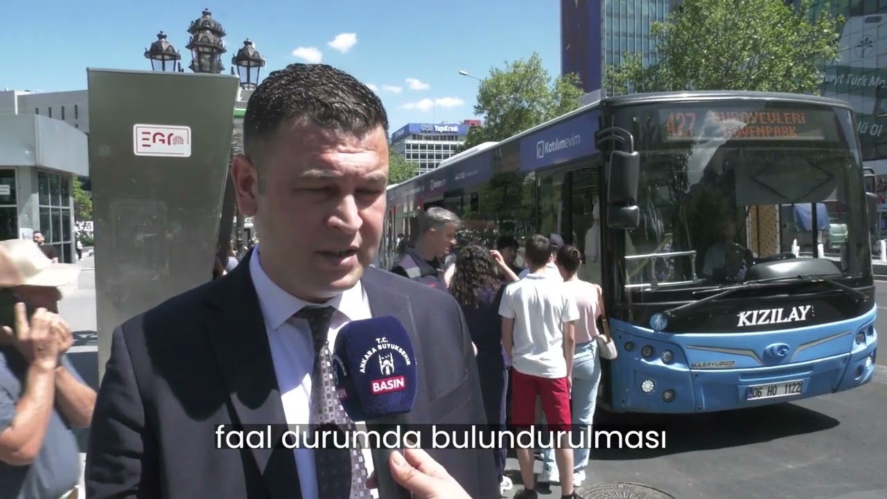 Yaz sıcaklarının artmasıyla EGO otobüsleri ve Özel Halk Otobüslerinde denetimlerimizi sıklaştırdık