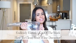 How to Clean Your Wine Decanter!