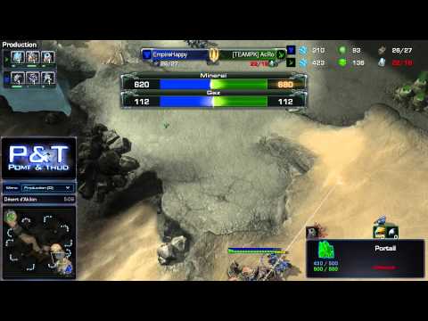 (HD806) Happy vs AcRo - TvP - Hart of the Swarm [FR]