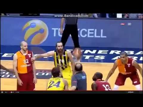 Fenerbahçe Ülker vs Galatasaray Odeabank (93-79) Özet Türkiye Basketbol Ligi Playoff Yarı Final