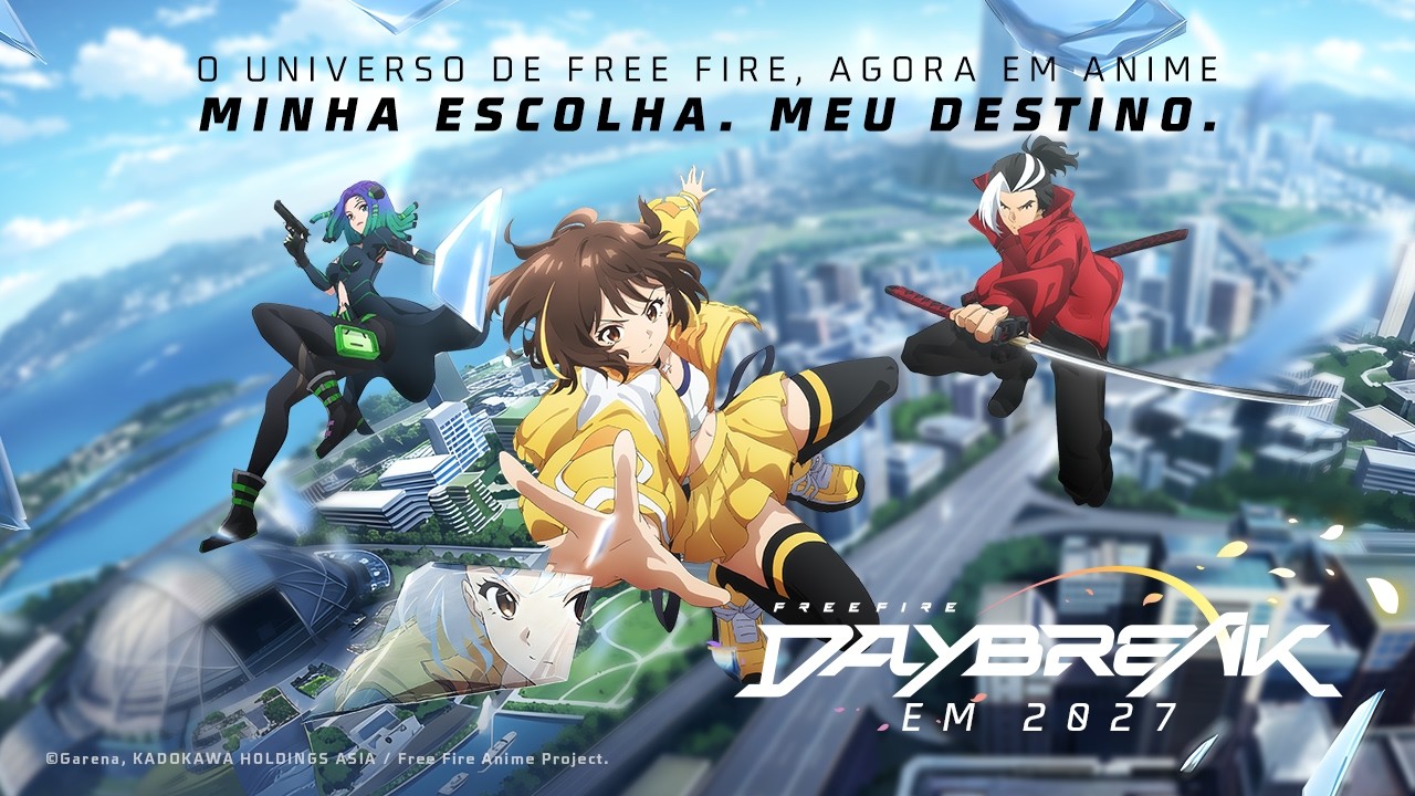 ANIME FREE FIRE - TRAILER | DAYBREAK EM 2027| FREE FIRE BRASIL